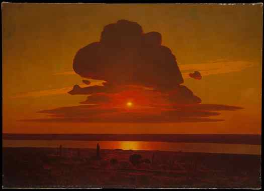 Arkhip Ivanovich-Kuindzhi, Red Sunset on the Dnieper, 1905–8