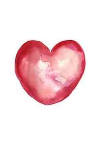 Wall Art - Painting - Red Heart Valentine