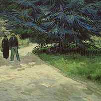 Couple in the Park by Vincent Van Gogh