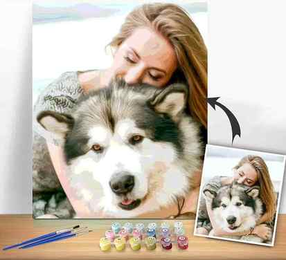 Custom Paint by Numbers Kit | Just Upload Your Photo! - Paint By Numbers