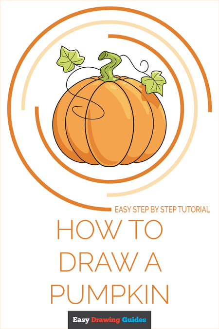 how to draw a pumpkin pinterest image