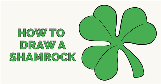 How to draw a shamrock - featured image