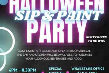 Halloween Sip and Paint Party 