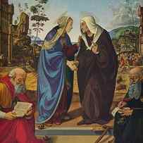 The Visitation With Saints Nicholas by Print Collector