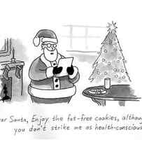 Dear Santa, Enjoy The Fat-free Cookies, Although You Don
