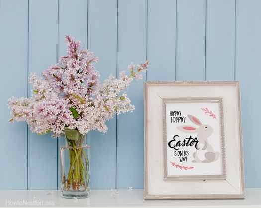 Easter printable bunny