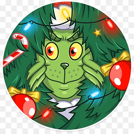 Christmas tree How the Grinch Stole Christmas! Santa Claus Christmas Day, christmas tree, winter, holidays, vertebrate png thumbnail