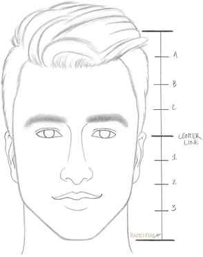 Draw a face step by step small