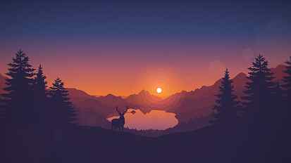 Firewatch 5K HD wallpaper