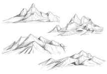 Mountain Background Sketch by tsninjapirate on DeviantArt