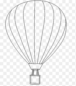 hot air balloon, Drawing Hot air balloon Line art Circle, hawaii, angle, white png thumbnail