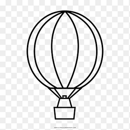 Coloring book Drawing Hot air balloon, balloon, balloon, color png thumbnail