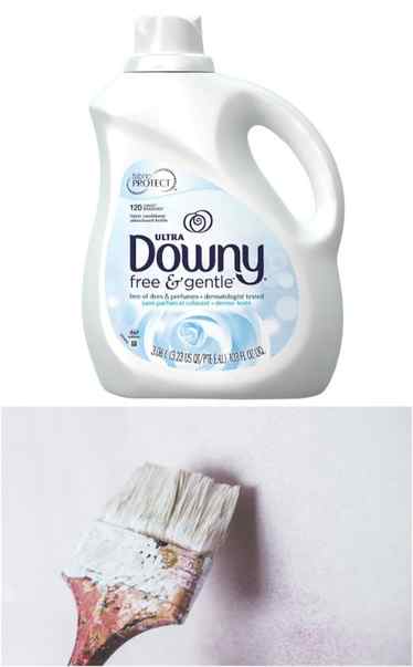 Use Fabric Softener For Cleaning Brushes