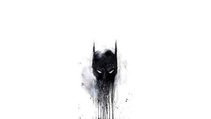 Batman illustration, photo of Batman artwork, digital art, minimalism HD wallpaper