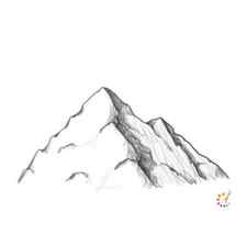 How to draw mountains