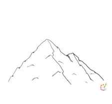 How to draw mountains