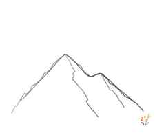 How to draw mountains