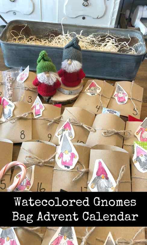 Gnome Advent Calendar DIY