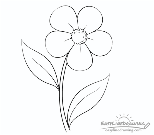 Easy sketch flowers