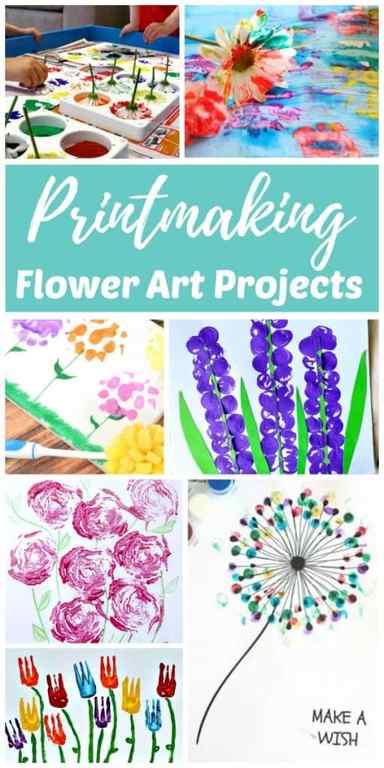 Flower Art Printmaking Projects