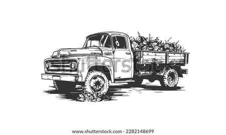 American Vintage Pickup Truck Drawing How To Draw Classic Trucks YouTube
