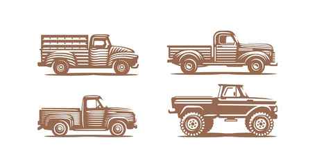Learn How to Draw a Vintage Truck Vintage Step by Step Drawing Tutorials