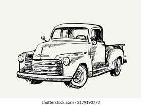 How to Draw a Chevy Truck