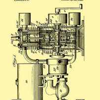 Engine Patent 1920 by Mountain Dreams