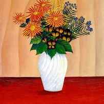 Henri Rousseau Artwork Entitled Bouquet by steeve. e. flowers.