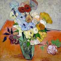 Vincent Van Gogh Artwork - Japanese by steeve. e. flowers.