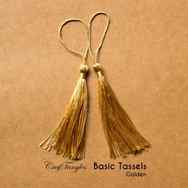 Basic Tassels - Golden (Pack of 5)