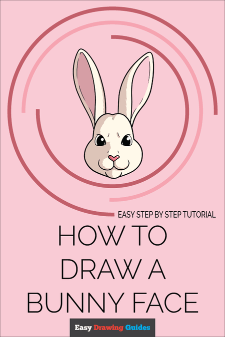 How to Draw a Bunny Face Pinterest Image