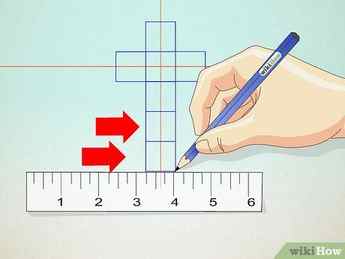 Step 3 Draw 2 more squares below the bottom square.