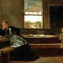 The Noon Recess or Kept in by Winslow Homer by Winslow Homer