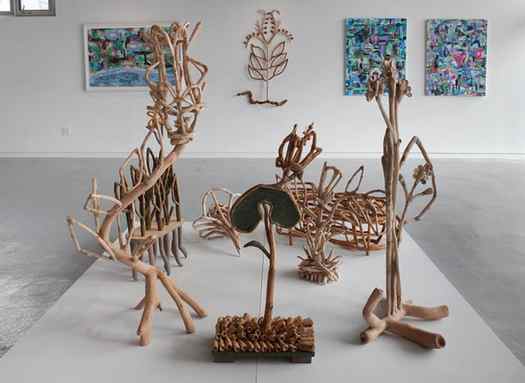 Loren Eiferman - Decorative Sculptures in Fallen Branches