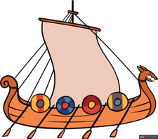 How to Draw a Viking Ship Featured Image