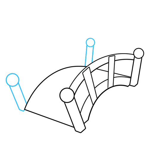 How to Draw a Bridge Step 05