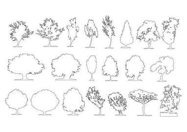 Hand drawn landscape trees Free Stock Photo by rudy liggett on Stockvaultnet