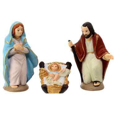 Ceramic Bisque U Paint Miniature Nativity Set of 10 ~ Ready to Paint