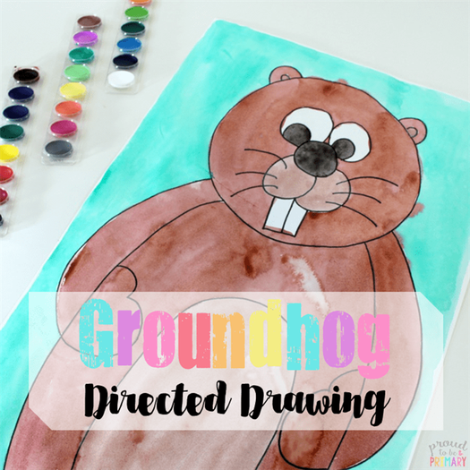 how to draw a groundhog