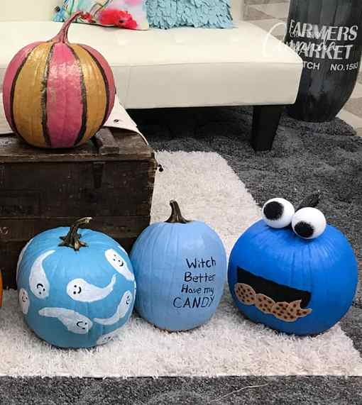 painted pumpkins