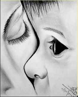 2 Inspiration Pencil Mother And Child Drawing Easy, painting mother and child HD phone wallpaper