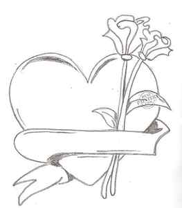 Pencil Drawings Of Hearts And Roses, Pencil Drawings Of Hearts And Roses png , ClipArts on Clipart Library, Love Drawings HD phone wallpaper