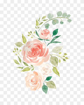 Watercolour Flowers Baby bedding Watercolor painting, pastel flowers, pink and white rose, flower Arranging, artificial Flower, color png thumbnail