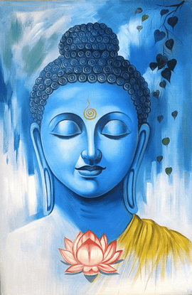 Gautama Buddha painting, Bodhi Tree Gautama Buddha Painting Buddhism Art, Buddhism, watercolor Painting, face, cg Artwork png thumbnail