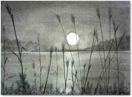 Twilight Pencil Drawing By Keith Thrash absoluteartscom