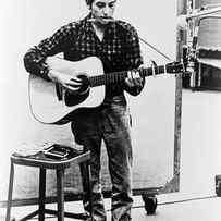 Bob Dylan B. 1941 Playing Guitar by Everett