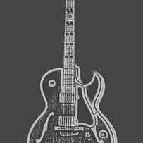 Gibson ES-175 Electric Guitar Tee by Edward Fielding