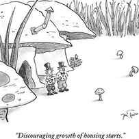 Discouraging Growth Of Housing Starts by Mike Twohy