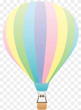 multicolored hot air balloon illustration, Hot air balloon Pastel, pastel, balloon, color, party png thumbnail